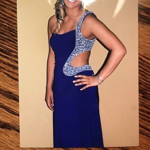 Evenings by Allure | One Shoulder Prom Dress